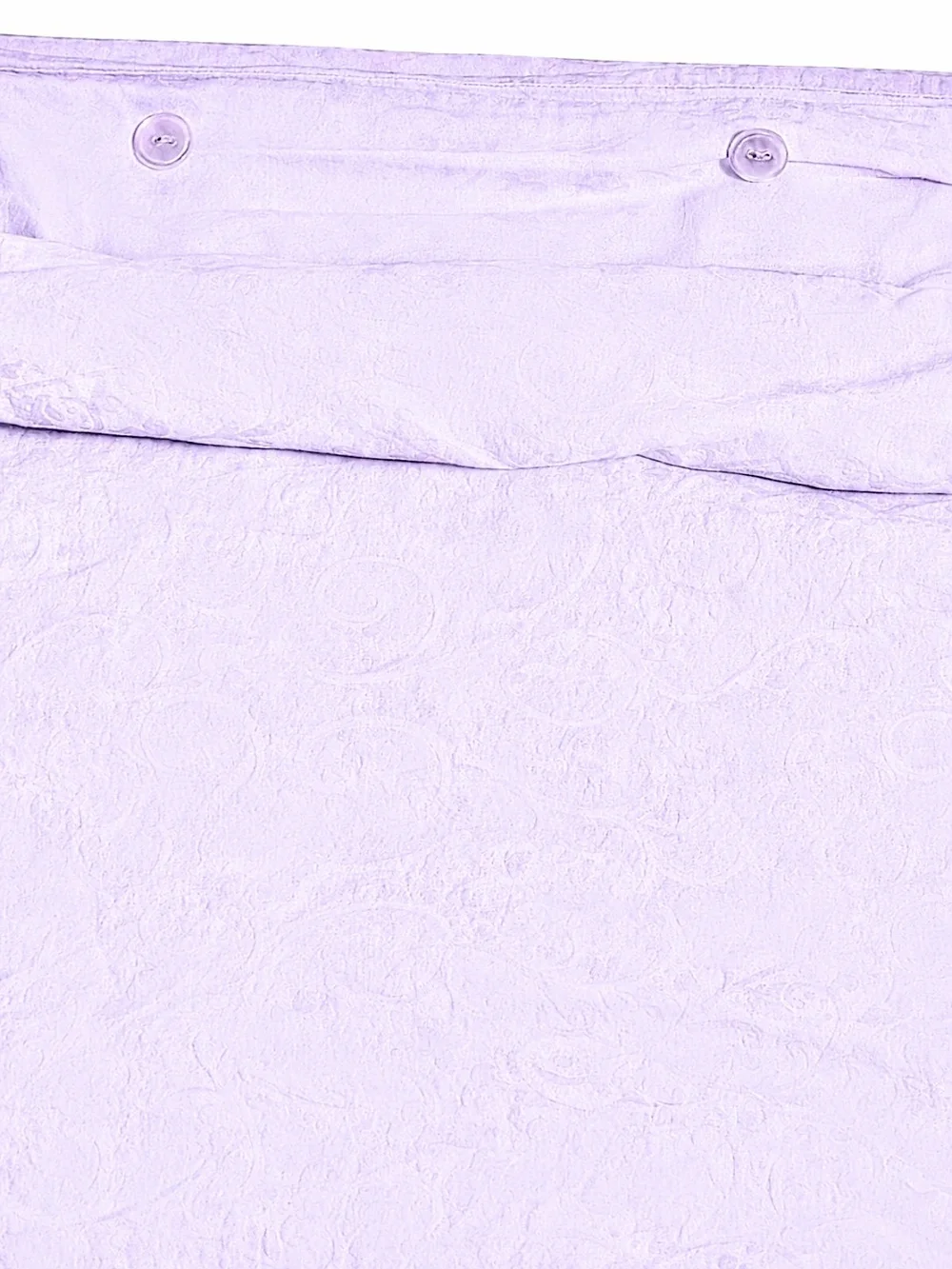 100% Linen Lavender Jacquard Full Size Duvet Cover Cottagecore Luxury Minimalist